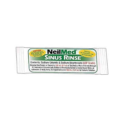 NeilMed's Sinus Rinse Extra Strength Pre-Mixed Hypertonic Packets, 70 Count Box