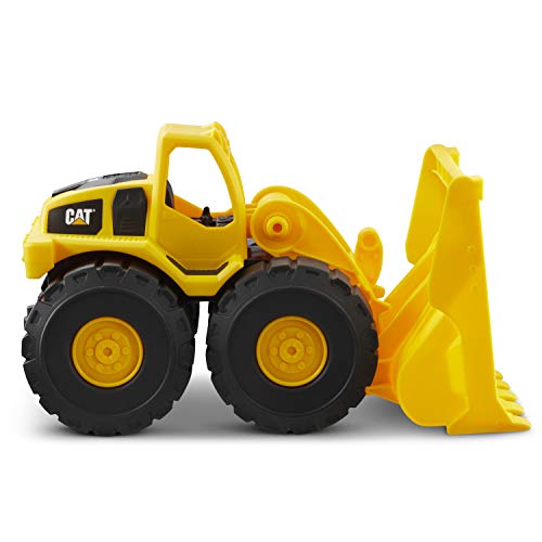 Gazillion Cat Construction Tough Rigs 15" Toy Wheel Loader Toy, Yellow #TOP2