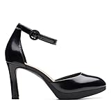 Clarks Collection Women's Ambyr2 Cove Pump, Black, 8 M US