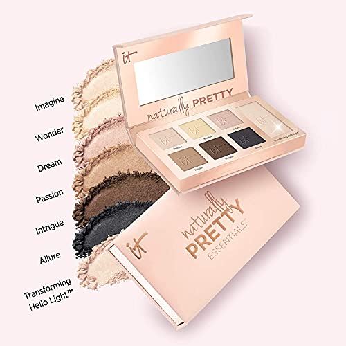 It Cosmetics B01DZ2ZR8E Naturally Pretty Essentials - Luxe Eyeshadow Palette - Travel Size - 6 Matte Shades & 1 Transforming Satin Shade - With Anti-Aging Hydrolyzed Collagen thumb #1