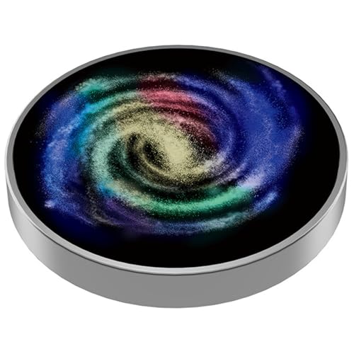 Spinning Top Starry Mini Luminous Stainless Steel Stress Relief Spin Top Polished Portable Spinning Tops for Adults Kids Birthday Gift, Style2 Kids Children Toy.