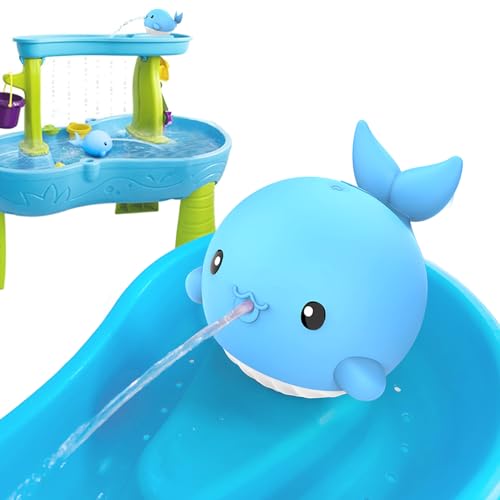 Rechargeable Water Table Pump, Upgraded 3W Cute Whale Water Pump