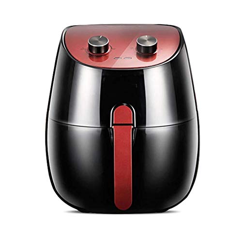 DHOPWWR Freidora de Aire multifunción 3,2 l freidora de Aire sin Aceite sin Grasa Control de Temperatura hasta 200 Grados; C Temporizador freidora Horno Negro Cada Familia Alta ambición Sharing