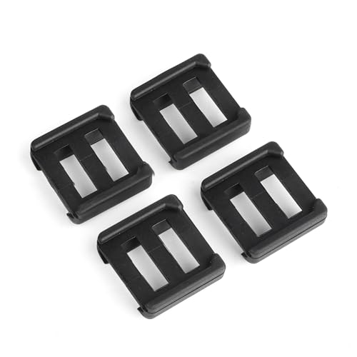 QIRUIMY Remote Pressure Pad Switch Mount Retaining Clips for Streamlight ProTac Tactical Flashlight/PEQ Laser Pressure Switch Mount Slot Plate Panel Fixed Base Fit 20mm Picatinny Rails (4 Pack)