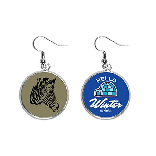 Pendientes de cebra el regalo ideal de joyería para invierno