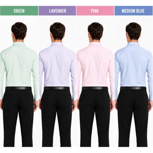 Image of Men's Solid Formal Shirt | Premium Cotton Rich Full Sleeves Shirt | Comfort Fit Office Wear Shirt with Single Chest Pocket | Stylish Casual & Formal Shirt for Men