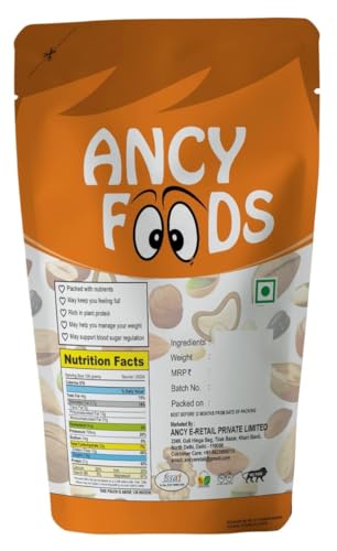 Image of Ancy Pumpkin Seeds 500 Grams (250 Grams X 2) - Rich in Protein, Zinc & Fiber - Add to Laddoos, Kheer, or Daily Snacks for Energy, Focus & Immune Support - Best for Busy Moms, Housewives, and Households And also Great Snack for Office Workers & School Kids