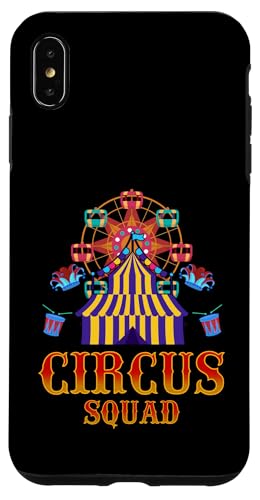 Circus Squad Event Carnival Staff Birthday Party Them Show Custodia per iPhone XS Max