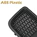 Front Bumper Grille Insert (LH + RH) Compatible With Jeep Renegade 2015-2018 / Center Grille Bezel Outer (Set) / Front Bumper Insert Lower Grill Bezel Cover (1 Pair) Black