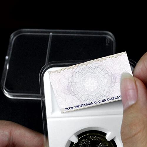 MOUDOAUER soporte para moneda 40mm caja protectora acrílica miniatura 4