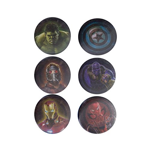 Paladone- Marvel Badges, Unisex-Adult, PP4437MVIW, Multicolore, Taille Unique Cover