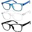 3 Pack: Light Blue Frame, Crystal Frame, Black Frame