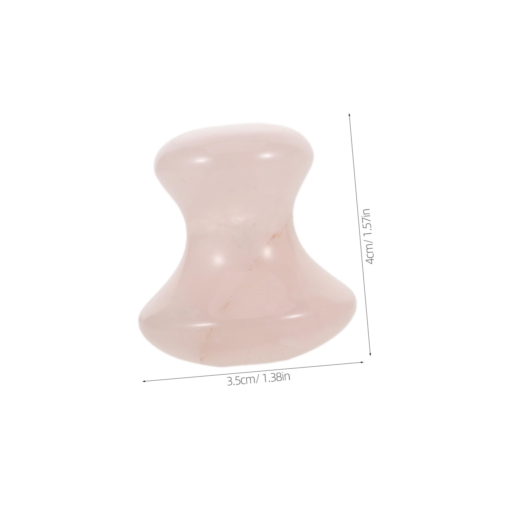 CALLARON 3 Piezas Herramienta Gua Sha de Jade Forma de Piedra de Masaje Facial de Cristal Portátil para Spa Masajeador Facial para Cuidado Diario Piel