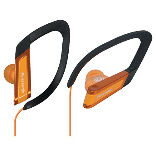 Preisvergleich Produktbild Panasonic RP-HS200E-D Sport Kopfhörer (Beständiges Material, fester Sitz, auswechselbare Pass-Stücke)orange