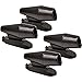 CITKOU Deer Whistles for Vehicles with Extra Bases Wind Activated 4 Pieces Black