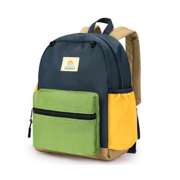 STEAMEDBUN Kids Backpack for Boys 6-8: Toddler Backpack for Preschool Kindergarten - Boys Backpacks for Elementary 4-6