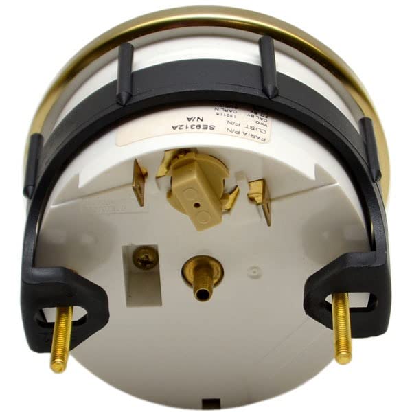 Faria Boat Speedometer SE9312A | Pontoon Gold 35 MPH 3 1/4 Inch