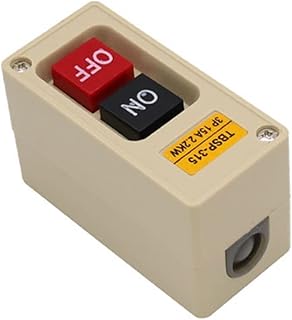 BUDAY TBSP-315 330 Start Button on Off Switch Control Button Box (Color : TBSP-315)