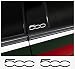 Fiat 500 B-pillar decal - 2 pcs in Set (white)