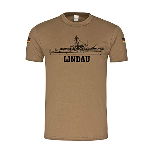 T-shirt Lindau Bateau de chasse aux mines classe 331 Copytec BW Tropen