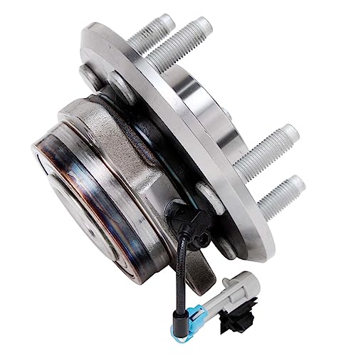 Image of Detroit Axle - Pair Front Wheel Bearing Hubs Assembly for Chevy Captiva Sport 2012-2015 Equinox 2007-2009 Pontiac Torrent Saturn Vue 2008-2010 Suzuki XL-7 5 Lugs W /ABS