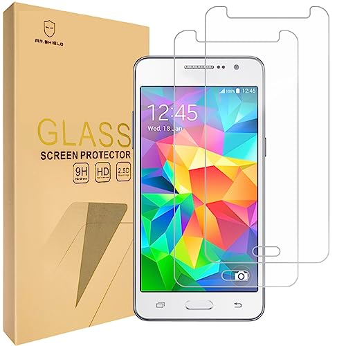 Mr.Shield [2-Pack] Designed for Samsung Galaxy Grand Prime [Tempered Glass] Screen Protector with Lifetime Replacement
