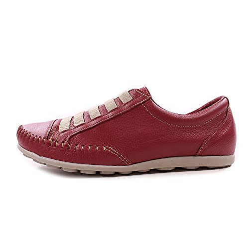 SAPATENIS COMFY ELASTIC CAFE BRASIL VERMELHO MORANGO (40)