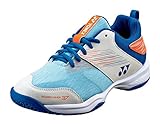 Yonex Mens Power Cushion Badminton Shoe, White/Blue -9 UK