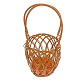 CIYODO Cesta De Vino De Mano Botellero De Mimbre Cesta De Vino De Almacenamiento...
