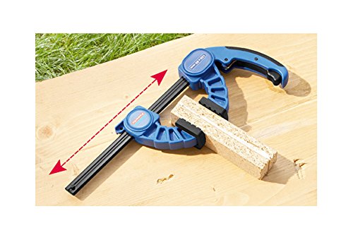 Preisvergleich Produktbild Powerfix Schnellspannzwinge 150x80mm Einhandzwinge Schraubzwinge Zwinge Klemmzwinge - Blau