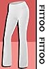 FITTOO Women Casual Boot Cut Yoga Pants Ladies Stretch Softy Trousers Pilates Workout Gym leggings, XL, White #1