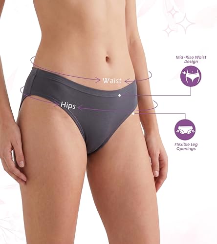 Image of Asix Women Lycra Panty Pack of 6 | Stretchable Breathable Ladies Underwear | Soft Elastic Waistband Comfortable Innerwear Combo | Printed Panties for Women