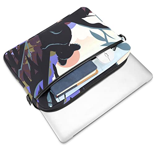 Sacoche ordinateur 13 pouces Silueta finition design safari multicolore - 2