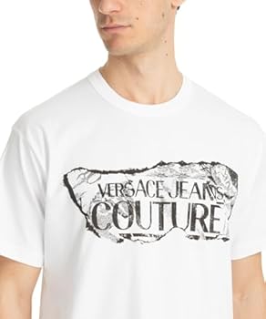 Versace Jeans Couture t-Shirt Męska Biały, biały, M : Amazon Versace Jeans Couture t-Shirt Męska Biały, biały, M : Amazon