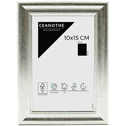 Cadre Photo Argent Circée 10x15 cm Cover
