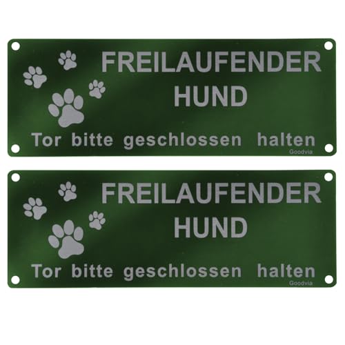 Rhodesian Ridgeback Zaunschild 'Hier Wache Ich!' - Aluminium 24x16cm Made In Germany