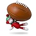 Hallmark Keepsake Personalized Christmas Ornament 2018 Year Dated, Football Star Sock Monkey
