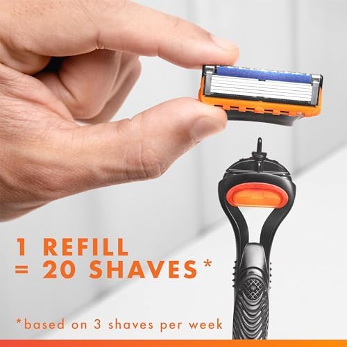 Gillette Fusion5 Mens Razor Blade Refills, 12 Count, Lubrastrip for a More Comfortable Shave - 3