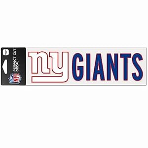 WinCraft NFL New York Giants Aufkleber 49124014