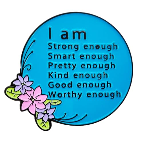 Vermegoint Enamel Pin,Self Affirmation Lapel Pin,Inspirational Brooch,DIY Decor Collection,Gift for Self - Care Enthusiasts Friends Teens,Pin on Denim Jacket Lapel,Decorative Pin,Collectible