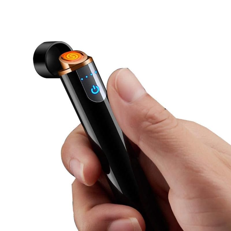 Drumstone (𝗦𝗽𝗲𝗰𝗶𝗮𝗹 𝟭𝟱 𝗬𝗲𝗮𝗿𝘀 𝗪𝗮𝗿𝗿𝗮𝗻𝘁𝘆) USB Rechargeable Round Touch Lighter – Windproof, 𝐆𝐢𝐟𝐭 𝐟𝐨𝐫 𝐃𝐢𝐰𝐚𝐥𝐢, 𝐘𝐞𝐚𝐫-𝐄𝐧𝐝 & 𝐀𝐥𝐥 𝐎𝐜𝐜𝐚𝐬𝐢𝐨𝐧𝐬-image-44