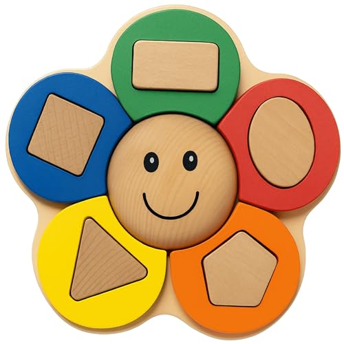 Pikatoyz® Holzspielzeug ab 1 Jahr | Montessori Spielzeug 1–3 Jahre |...
