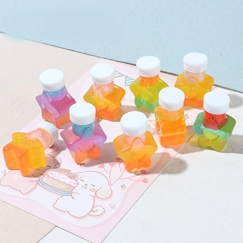 Image of Ulalaza 50 pcs Slime Charms Mixed Set Resin Flatback Making Supplies for DIY Craft Making and Ornament Scrapbooking Beads Assorted Candy Fruit Cake Ornament