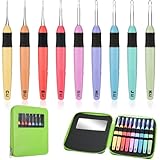 Chuangdi 9 Pieces Lighted Crochet Hooks with Case...