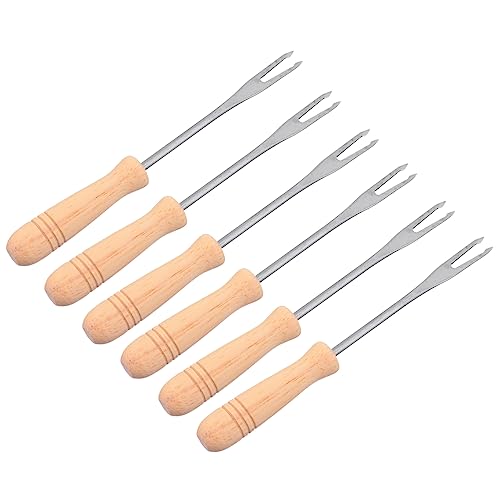 Toddmomy 6 Pièces Porte-épis De Maïs Acier Inoxydable Brochettes Épis De Maïs Fourchette Pour Usage Quotidien Et Diverses Occasions