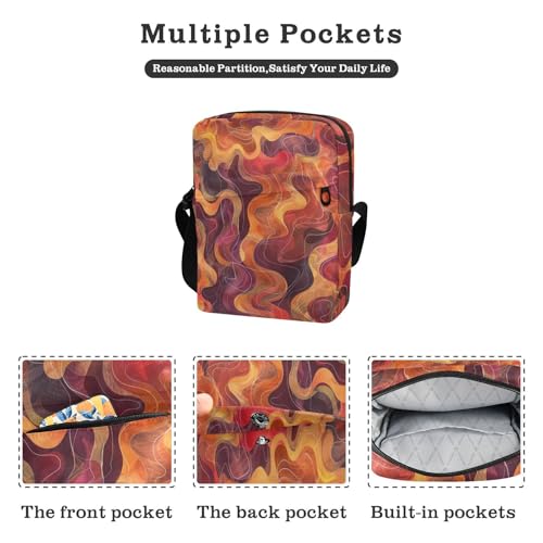 Watercolor messenger bags Crossbody Bags For Women Small Woman Shoulder Handbags Adjustable Strap for Outdoor Daily Shopping2