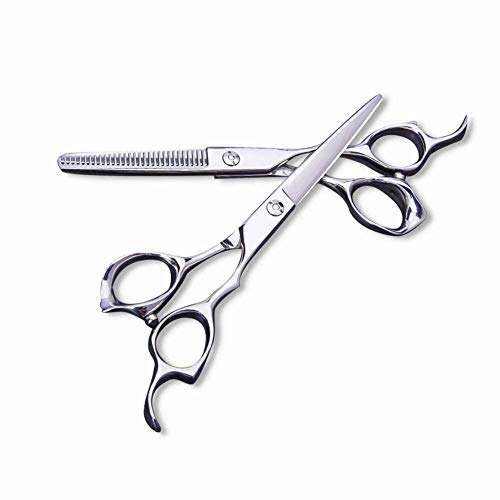 Juego de Tijeras de Pelo 440C Tijeras de peluquera afiladas Tijeras de Adelgazamiento Prpura Retro 6 Pulgadas Tijeras de Corte de Pelo Creativas Saln de peluquera o Uso domstico