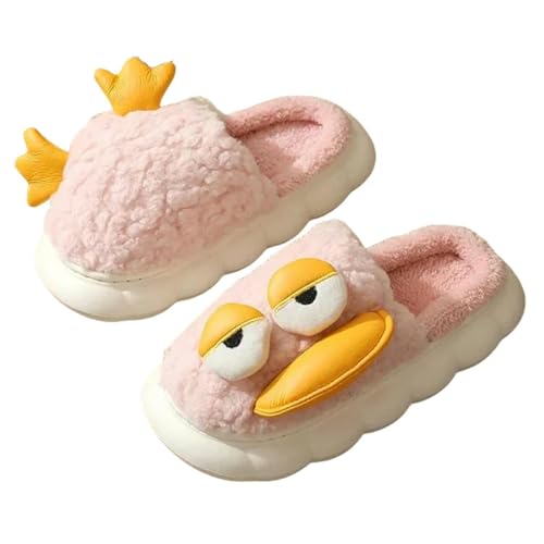 Pantoufles en peluche mignonne d'hiver pour sol froid et pieds sensibles