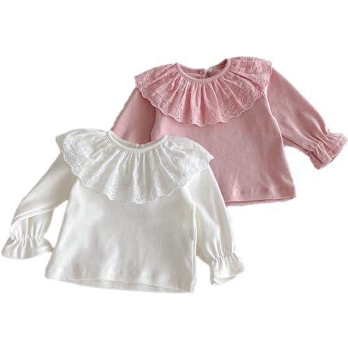 Colorful Baby Girls Lace T-Shirt (2PCS)