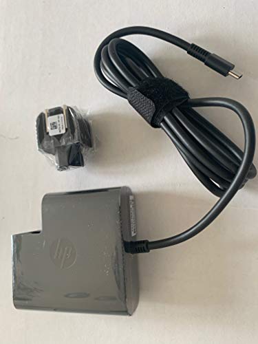 Original For Hp 65W Usb Type-C Travel Ac Adapter For:hp Spectre X360 13-Ae015Dx, 100% Compatible With Hp Part Number: 860065-002, 860209-850, 925740-002, Tpn-Ca06, 918170-002, X7W50Aa#Aba- Retail Box #TOP2